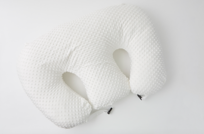 twin feeding pillow white cover